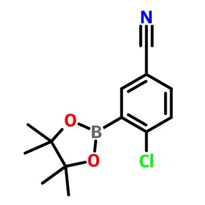 CAS:863868-30-8|2-KLORO-5-CIJANOFENIL BORNA KISELINA PINAKOL ESTER